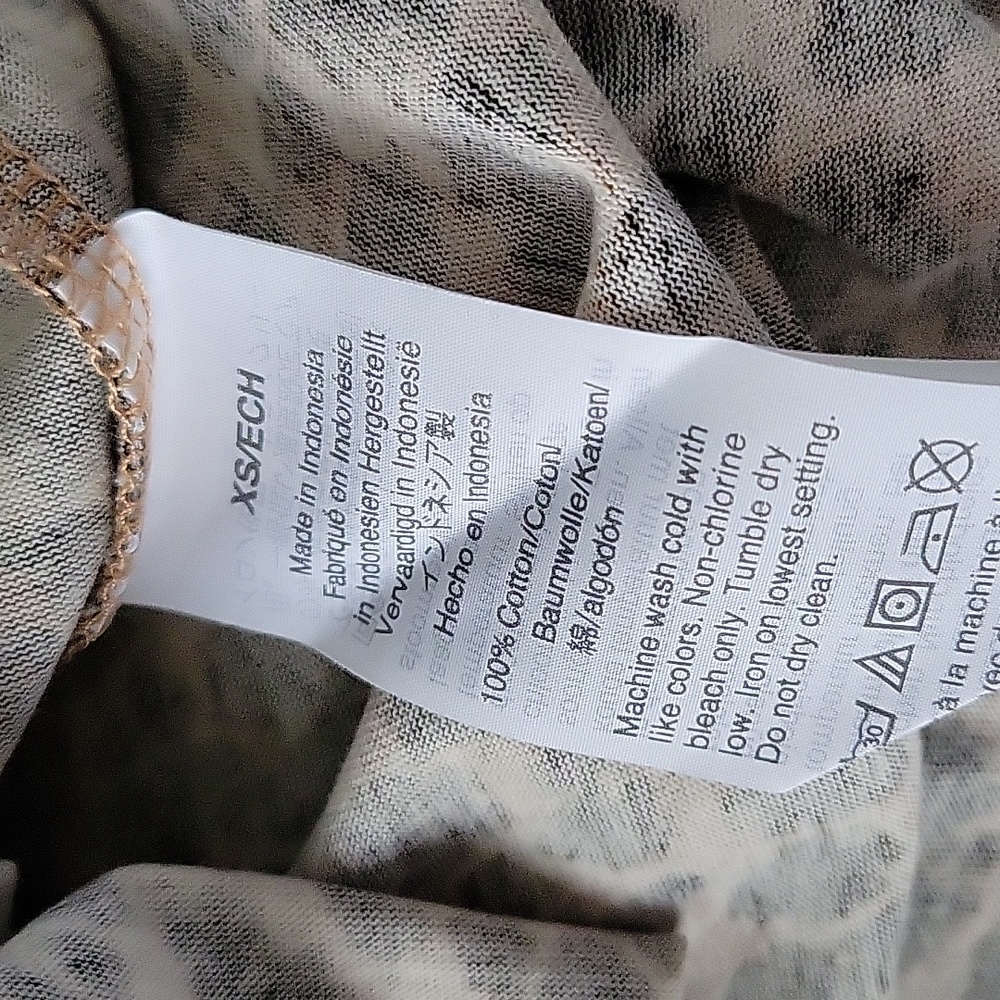 J. Crew Factory women's leopard print sleeveless maxi dress sz xs - Picture 4 of 5
